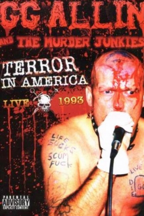 Poster de GG Allin & The Murder Junkies: Terror In America Live 1993