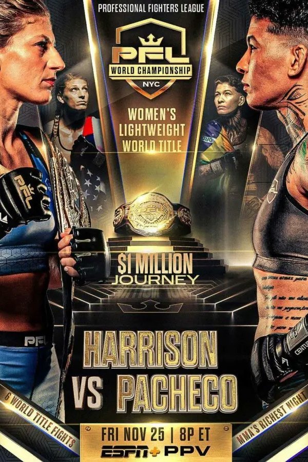 Poster de PFL 2022 #10: Championships - Harrison vs Pacheco