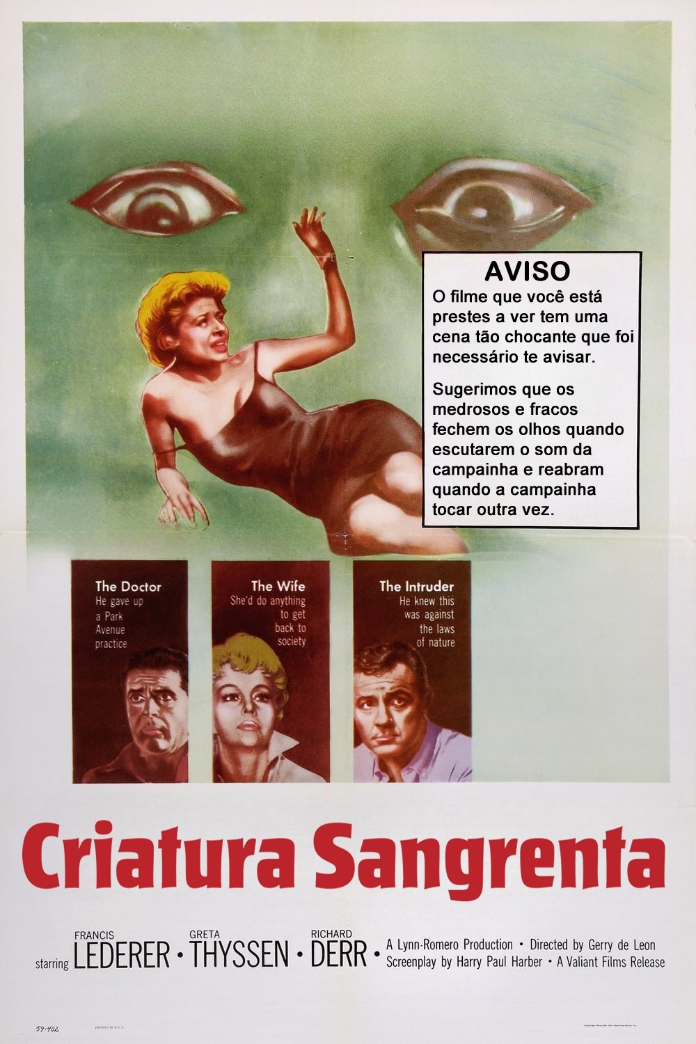 Poster de Criatura Sangrenta