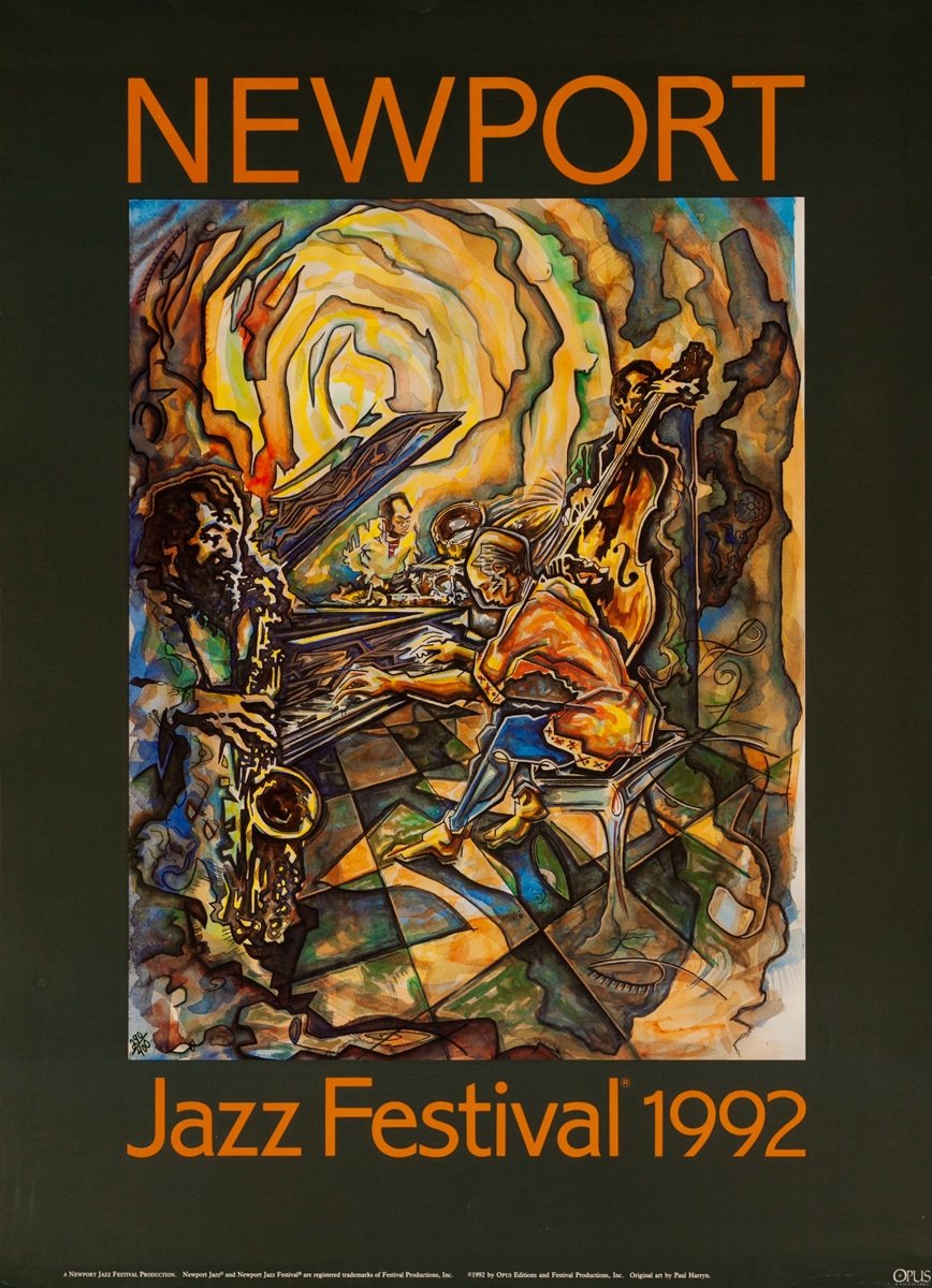 Poster de Max Roach - Full Concert - 08/16/92 - Newport Jazz Festival