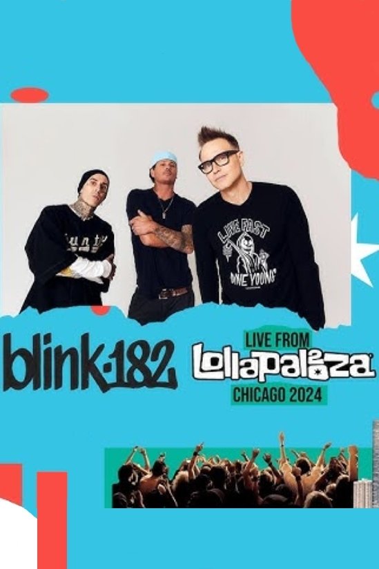 Poster de Blink-182 live at Lollapalooza 2024 - Chicago, USA
