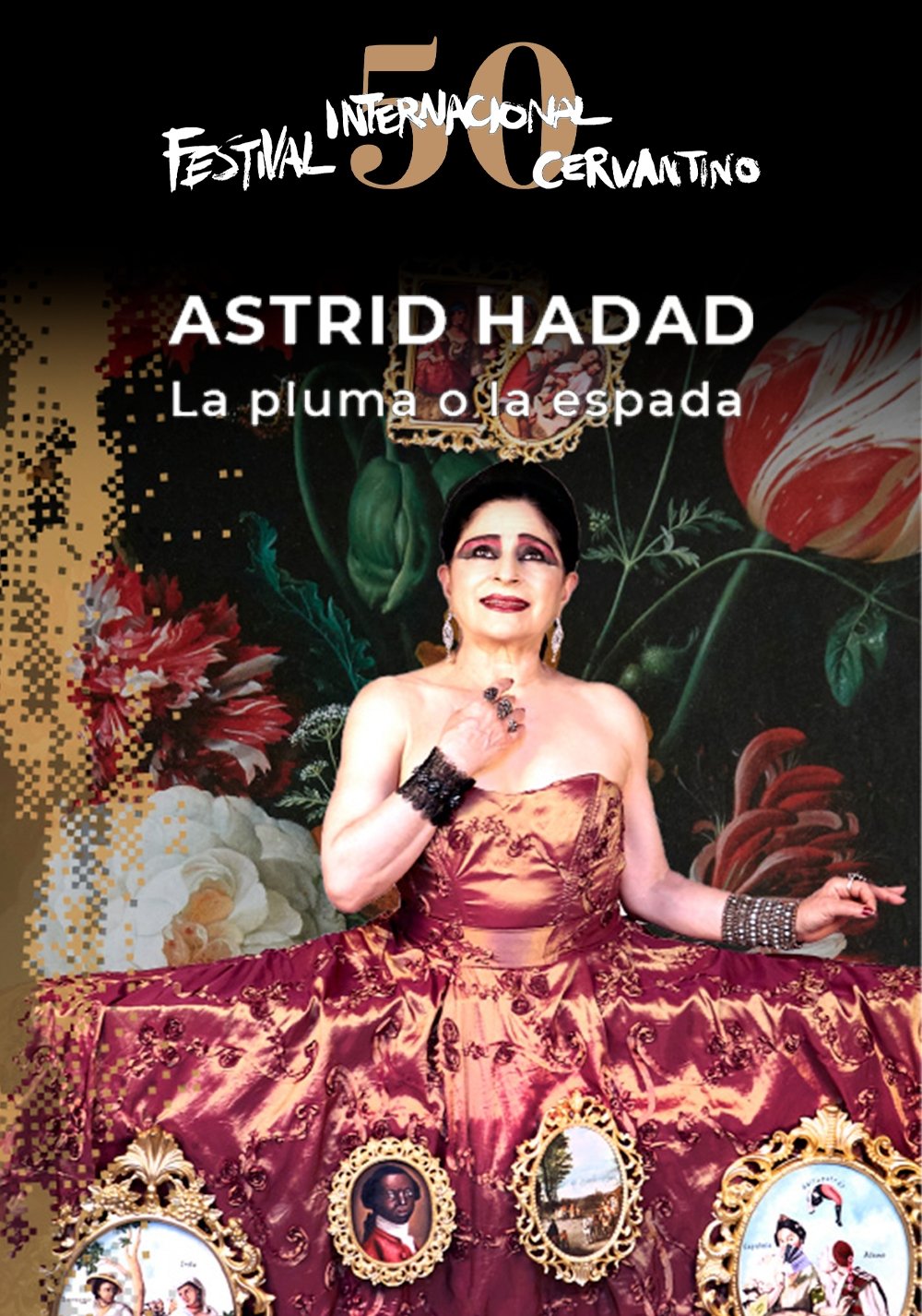Poster de Astrid Hadad en el #50FIC