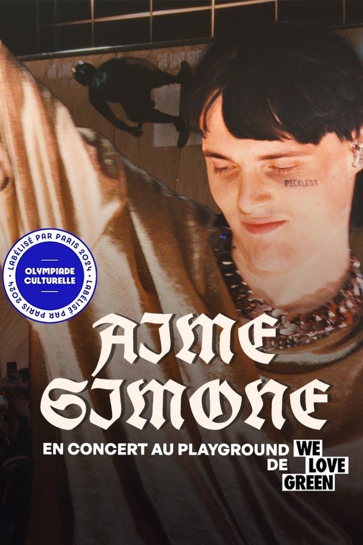 Poster de Aime Simone en concert au Playground de We Love Green 2023