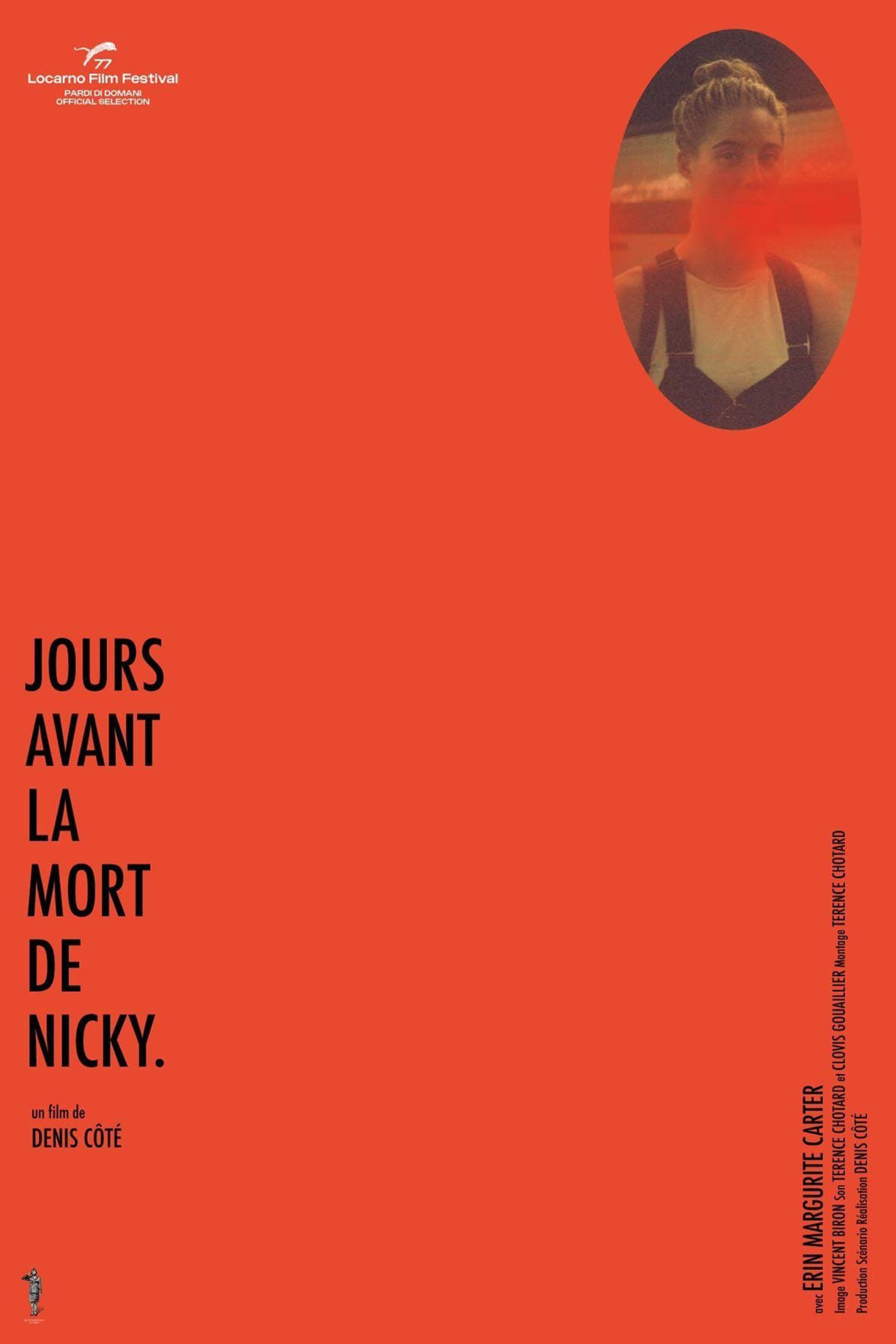 Poster de Jours avant la mort de Nicky