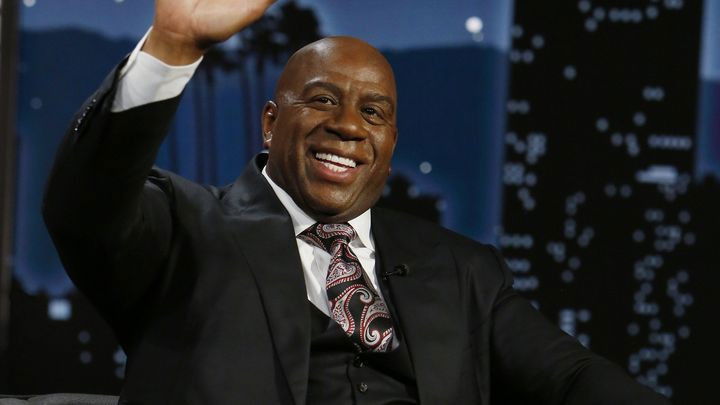 Magic Johnson, Naomi Scott, Girl in Red