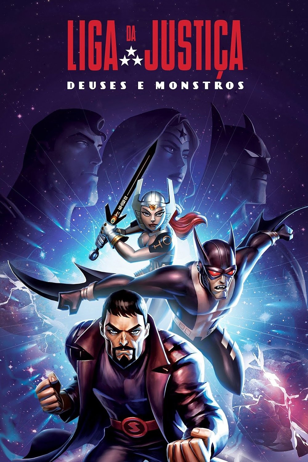 Poster de Liga da Justiça: Deuses e Monstros