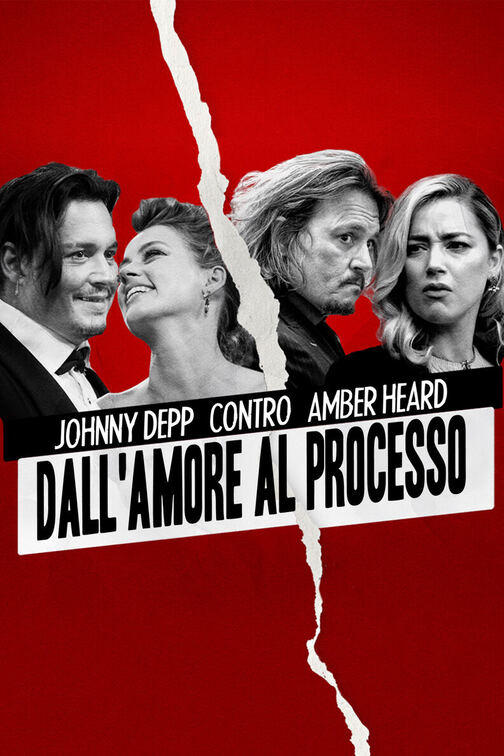 Poster de Johnny Depp contro Amber Heard - Dall'amore al processo