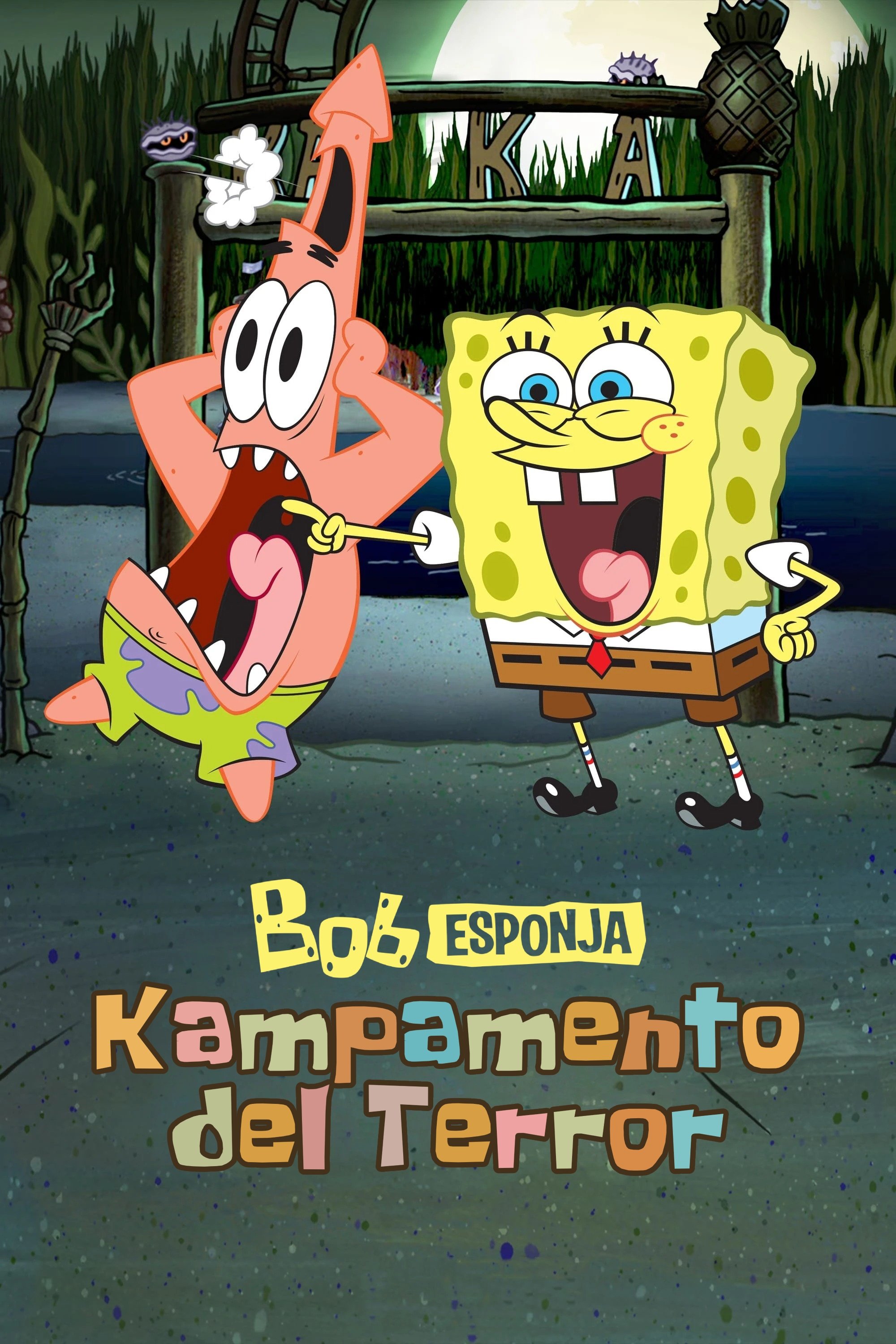 Poster de Bob Esponja: Acampamento do Terror