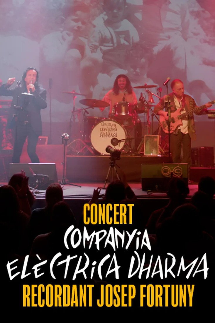 Poster de Concert Companyia Elèctrica Dharma: recordant Josep Fortuny