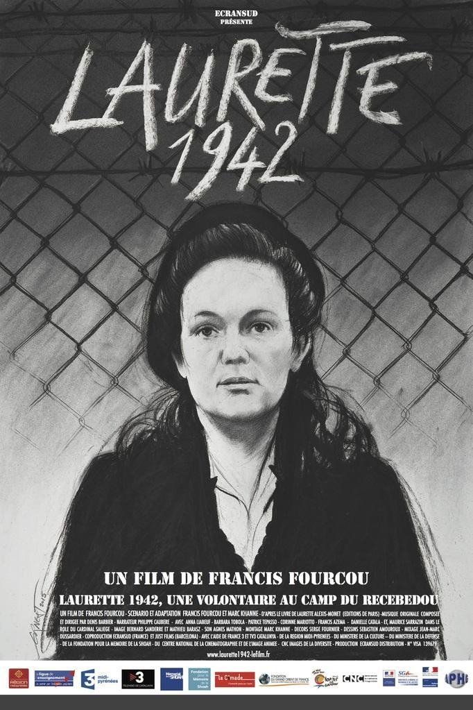 Poster de Laurette 1942, une volontaire au camp du Récébédou