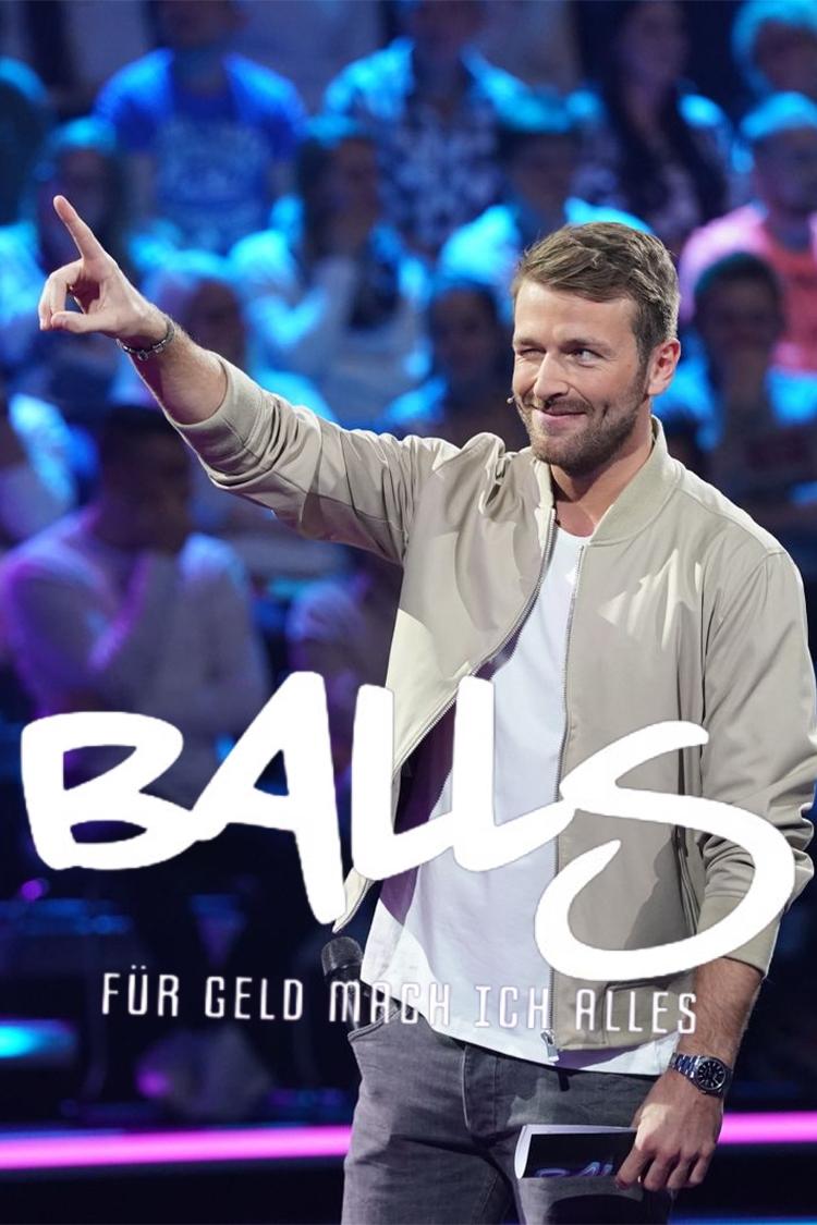 Poster de Balls - für Geld mache ich alles