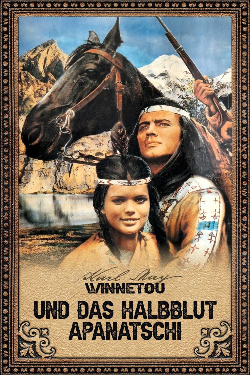 Affiche du film Winnetou et la demi-race