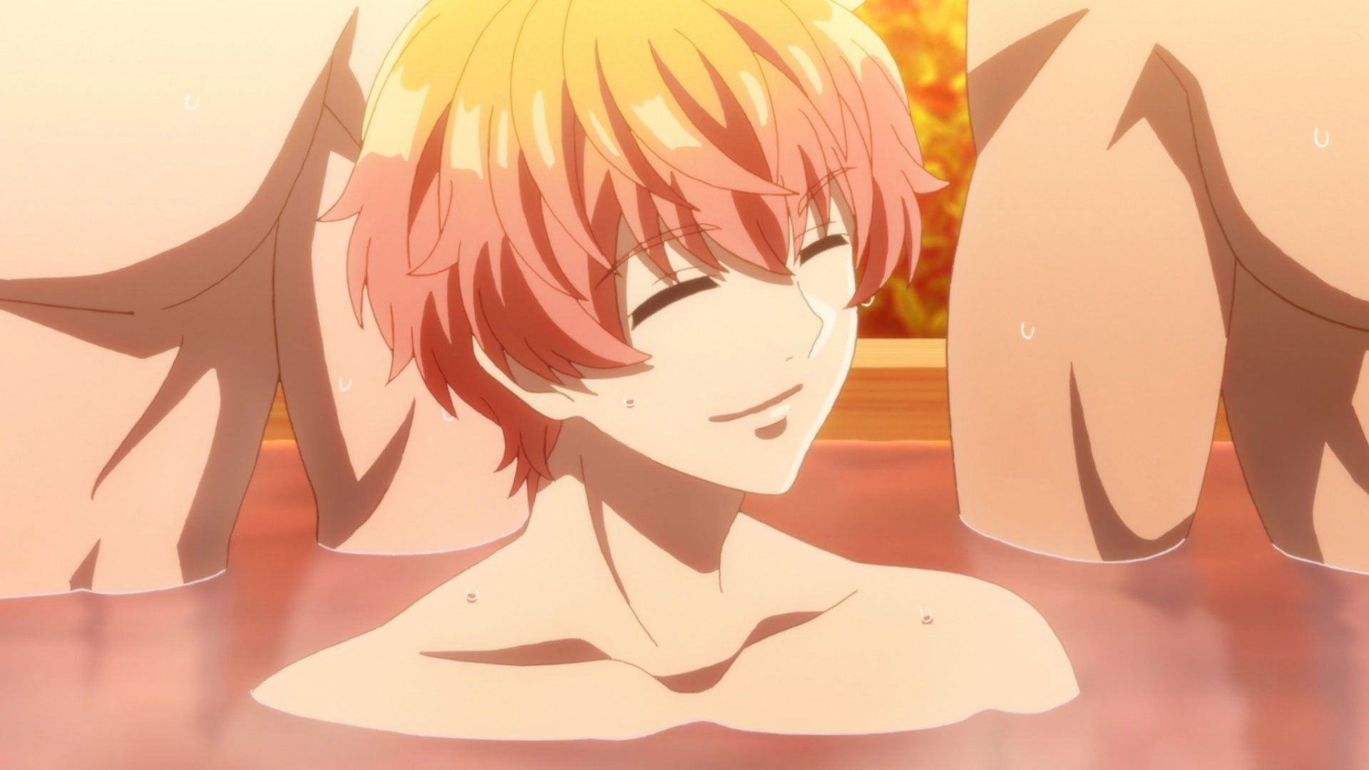 Carbonated hot springs are cold, so you can enter for a long time