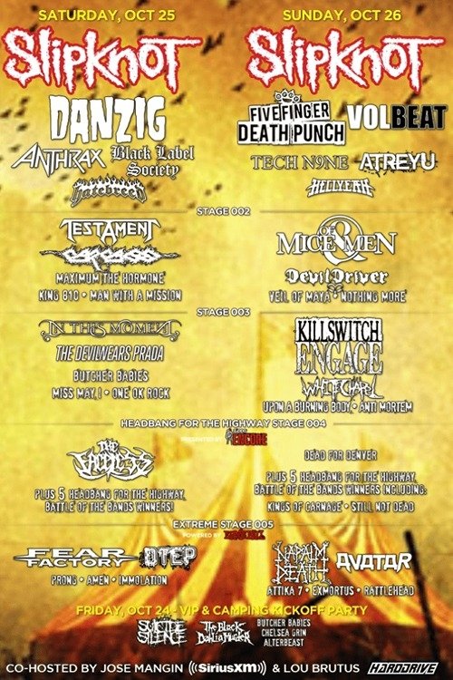 Poster de Slipknot - Live at KnotFest 2014 (Day 2)