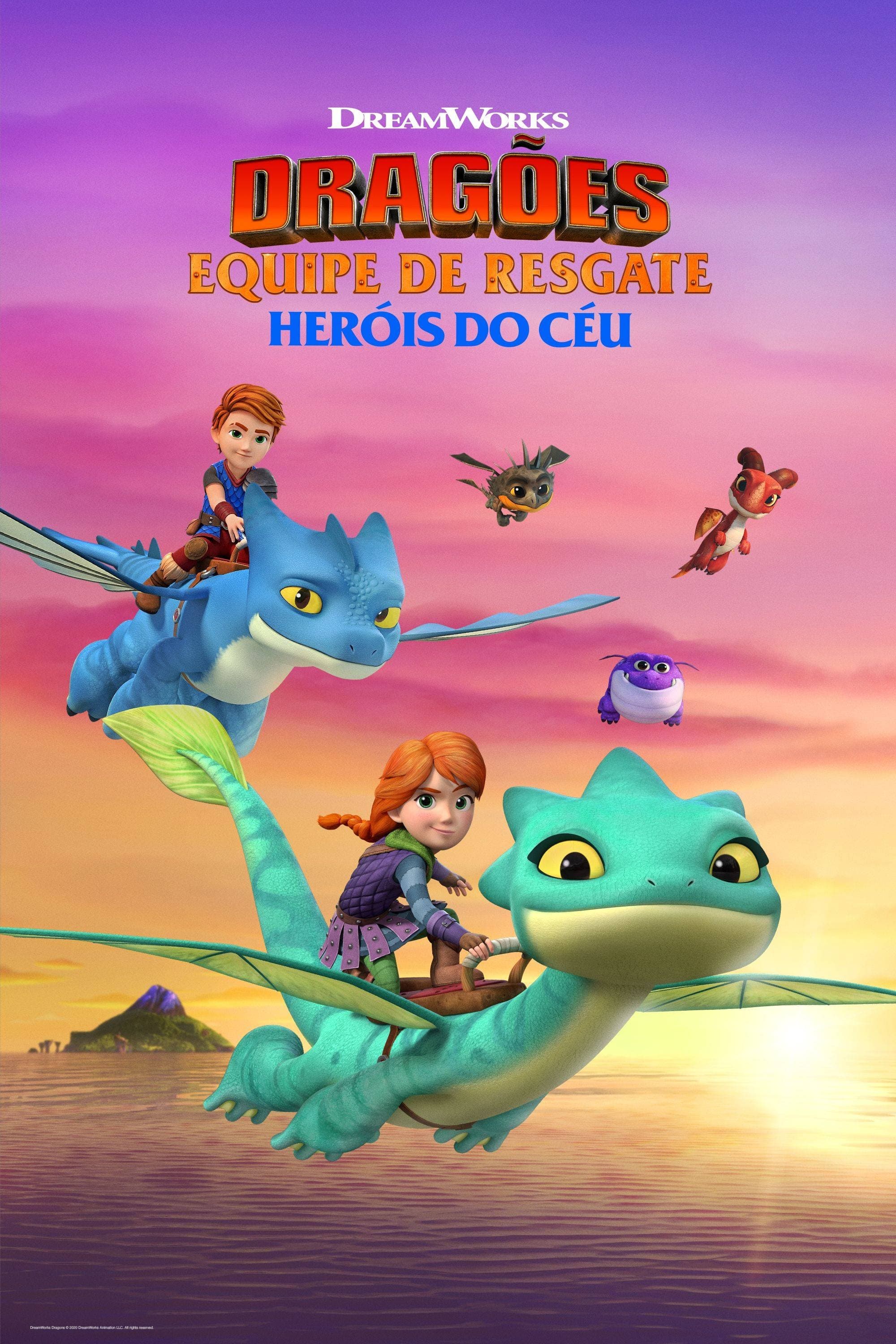 Poster de Dragões: Equipe de Resgate ‑ Heróis do Céu