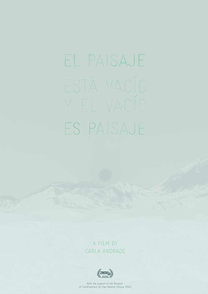 Poster de El paisaje está vacío y el vacío es paisaje