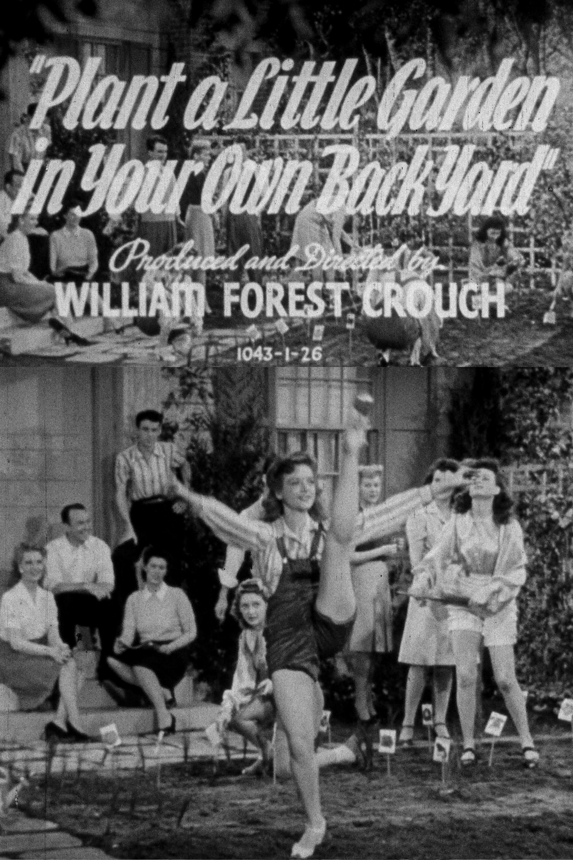 Poster de Plant a Little Garden in Your Own Back Yard