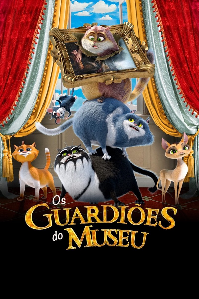 Poster de Gatos no Museu