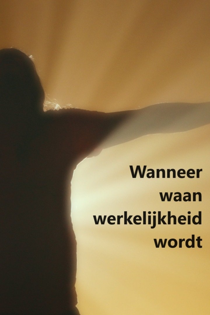 Poster de Wanneer waan werkelijkheid wordt