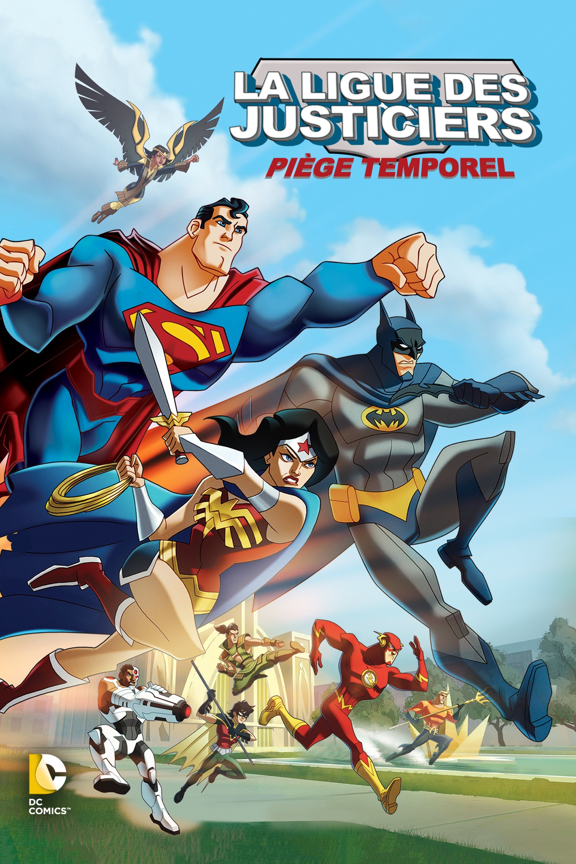 Affiche du film Les aventures de la ligue des justiciers - Piège temporel