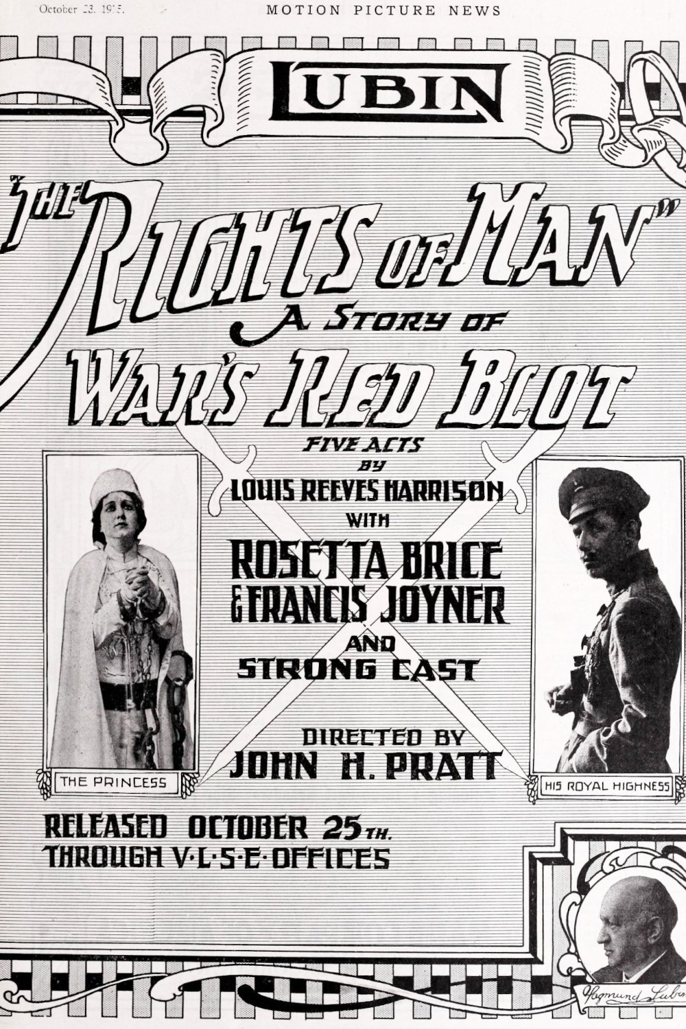 Poster de The Rights of Man: A Story of War's Red Blotch