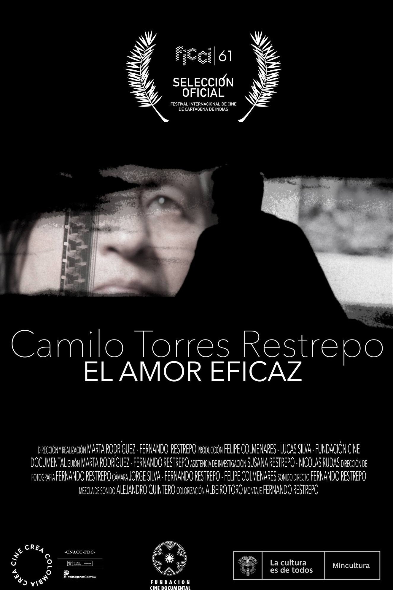 Poster de Camilo Torres Restrepo, el amor eficaz