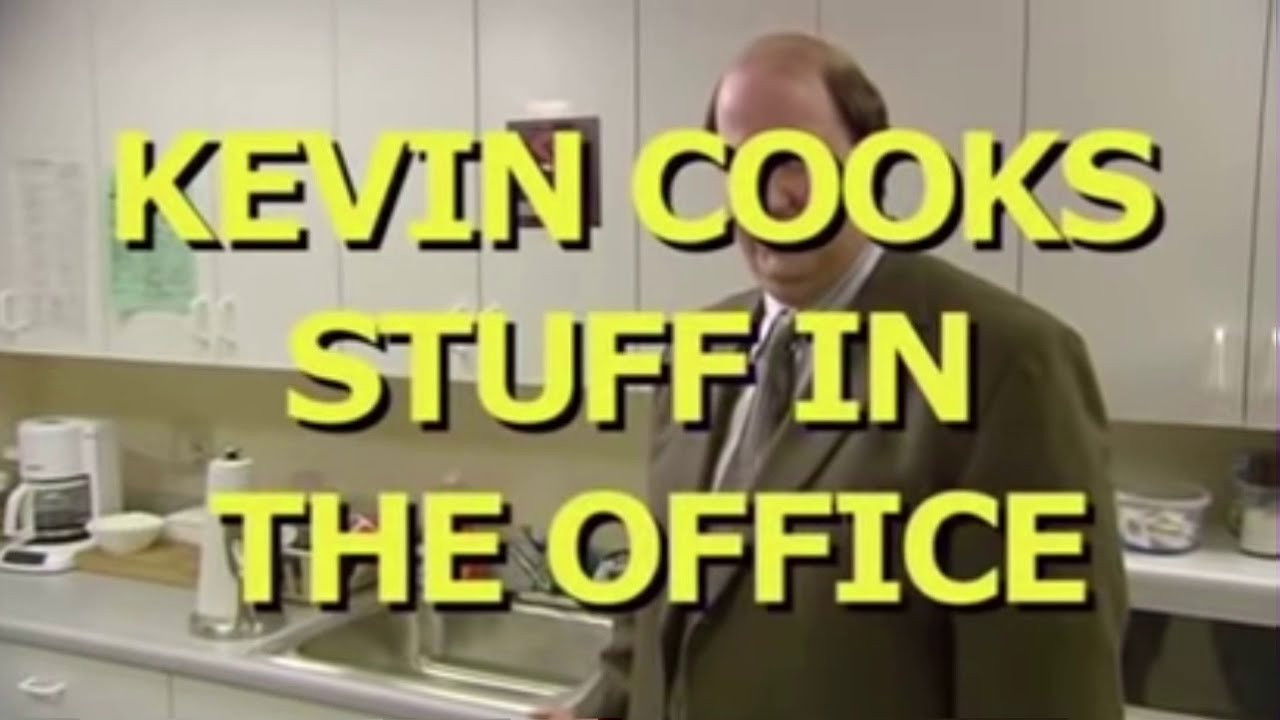 Kevin Cooks Stuff in the Office