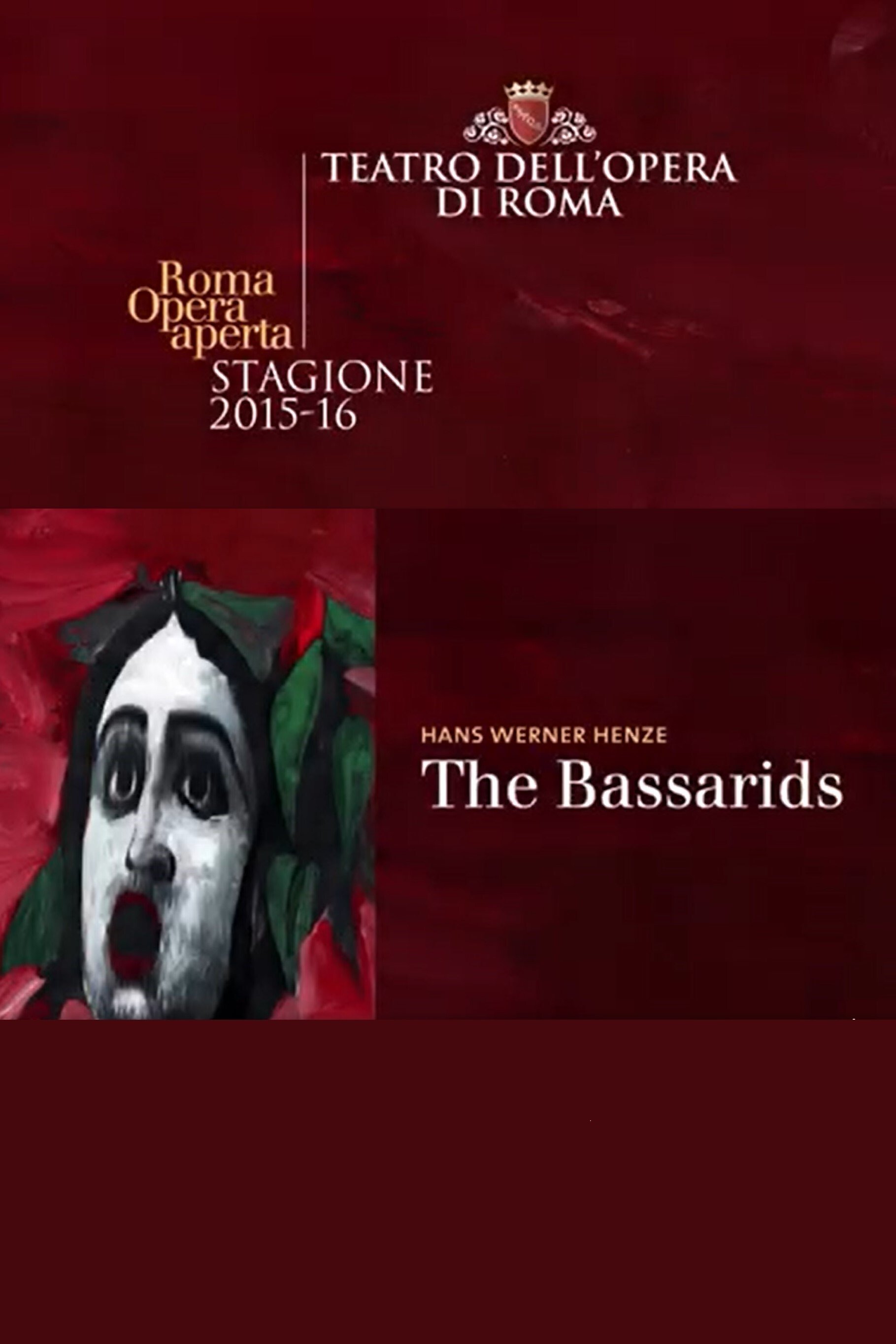 Poster de The Bassarids - Theatro dell’Opera di Roma