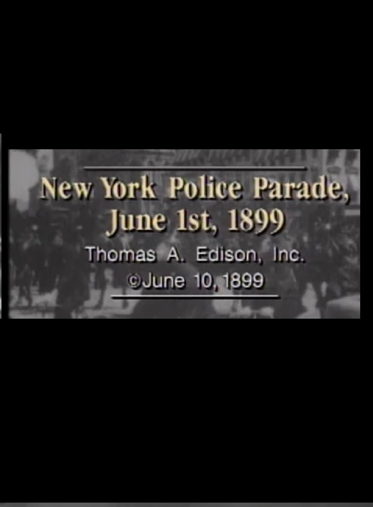 Poster de New York Police Parade, June 1st, 1899