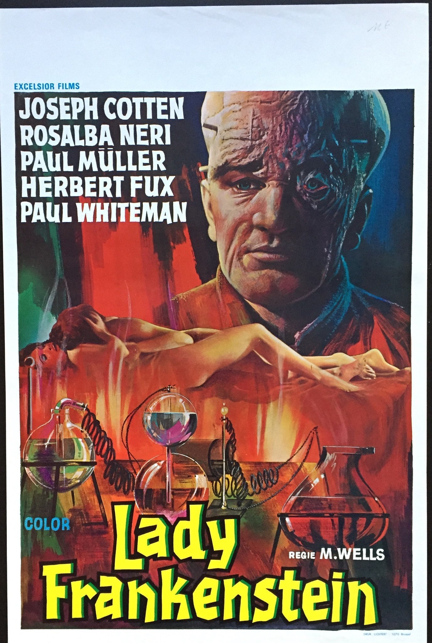 Affiche du film Lady Frankenstein, cette obsédée sexuelle
