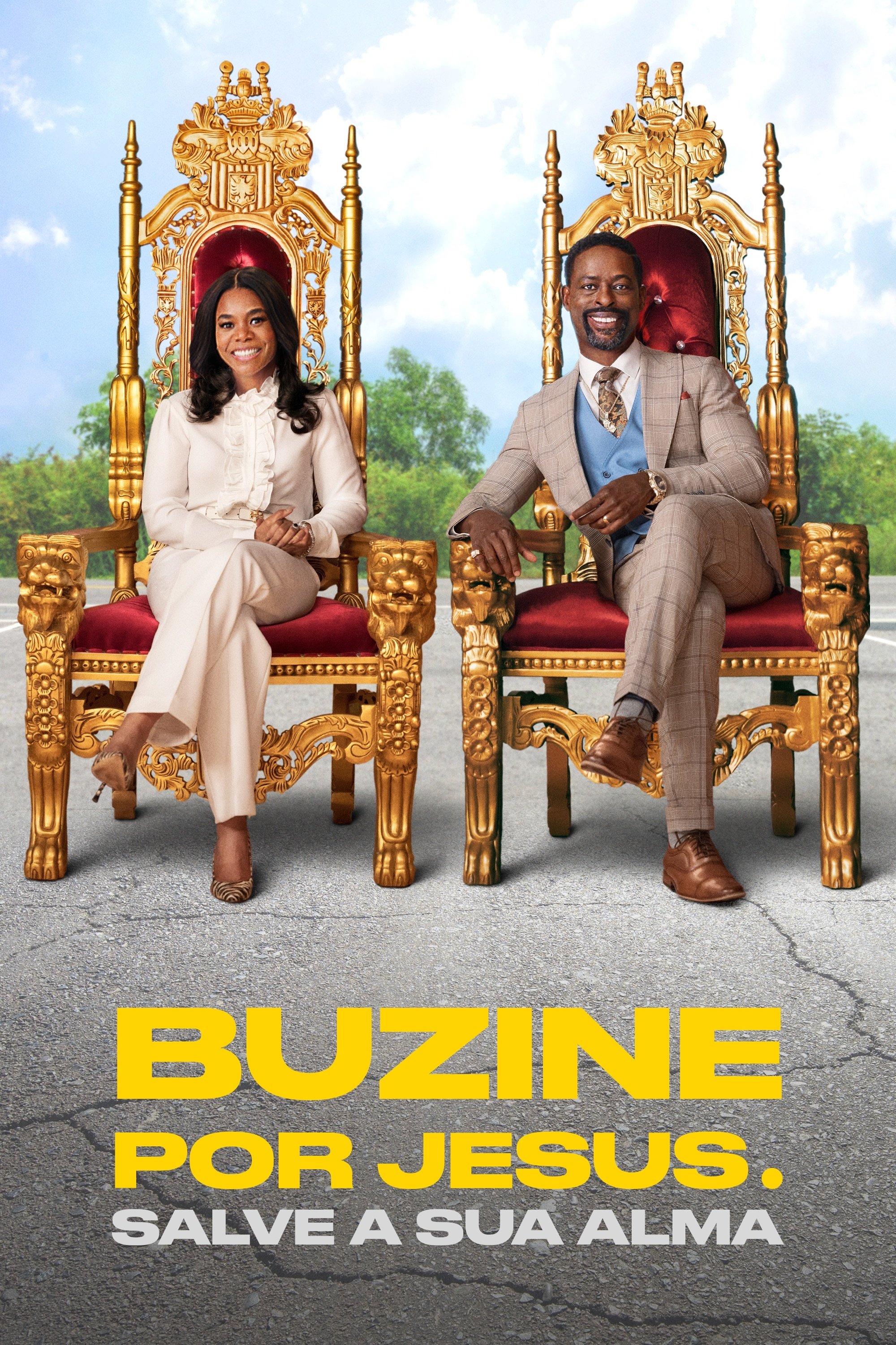 Poster de Buzine por Jesus. Salve a Sua Alma.