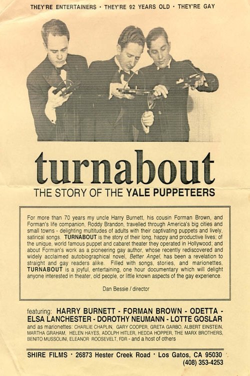 Poster de Turnabout: The Story of the Yale Puppeteers