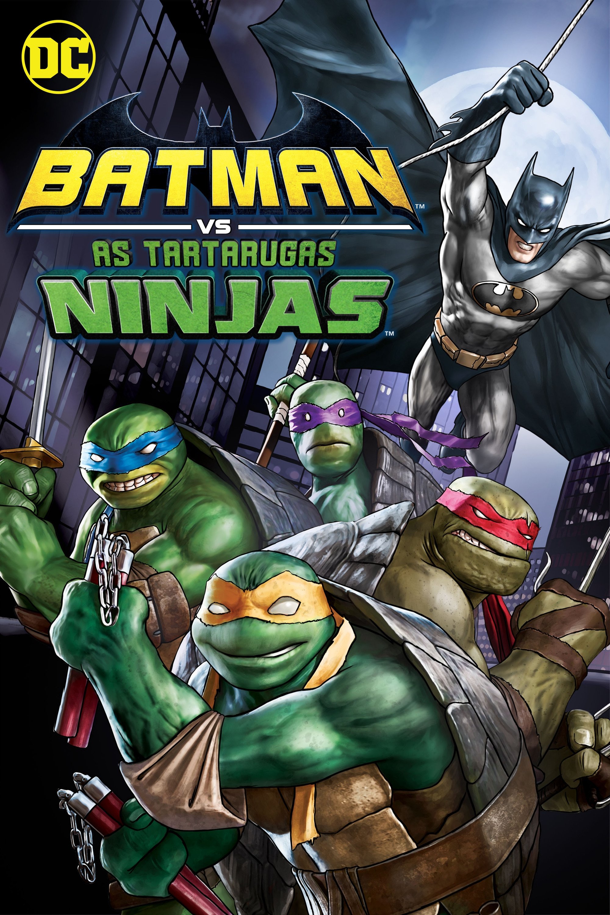 Poster de Batman vs. As Tartarugas Ninjas