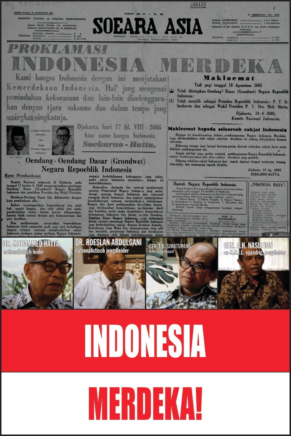 Poster de Indonesia Merdeka!