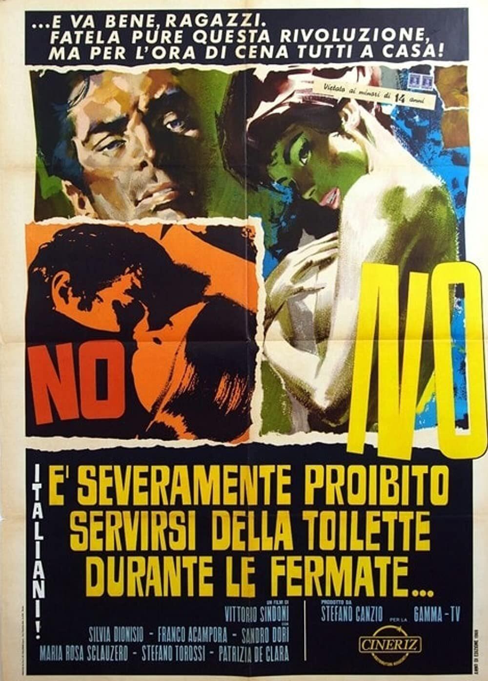 Poster de Italiani! È severamente proibito servirsi della toilette durante le fermate