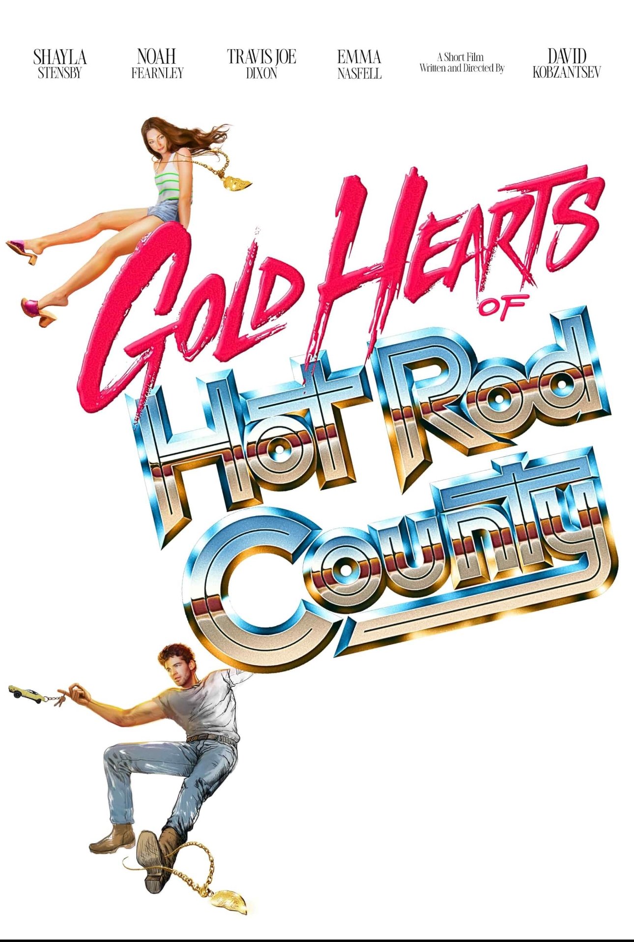 Poster de Gold Hearts of Hot Rod County