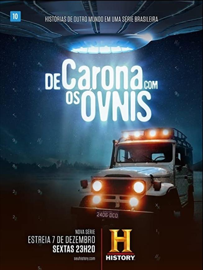 Poster de De Carona com os Ovnis