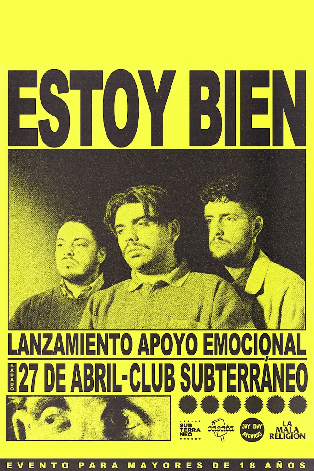 Poster de Estoy Bien: Lanzamiento Apoyo Emocional