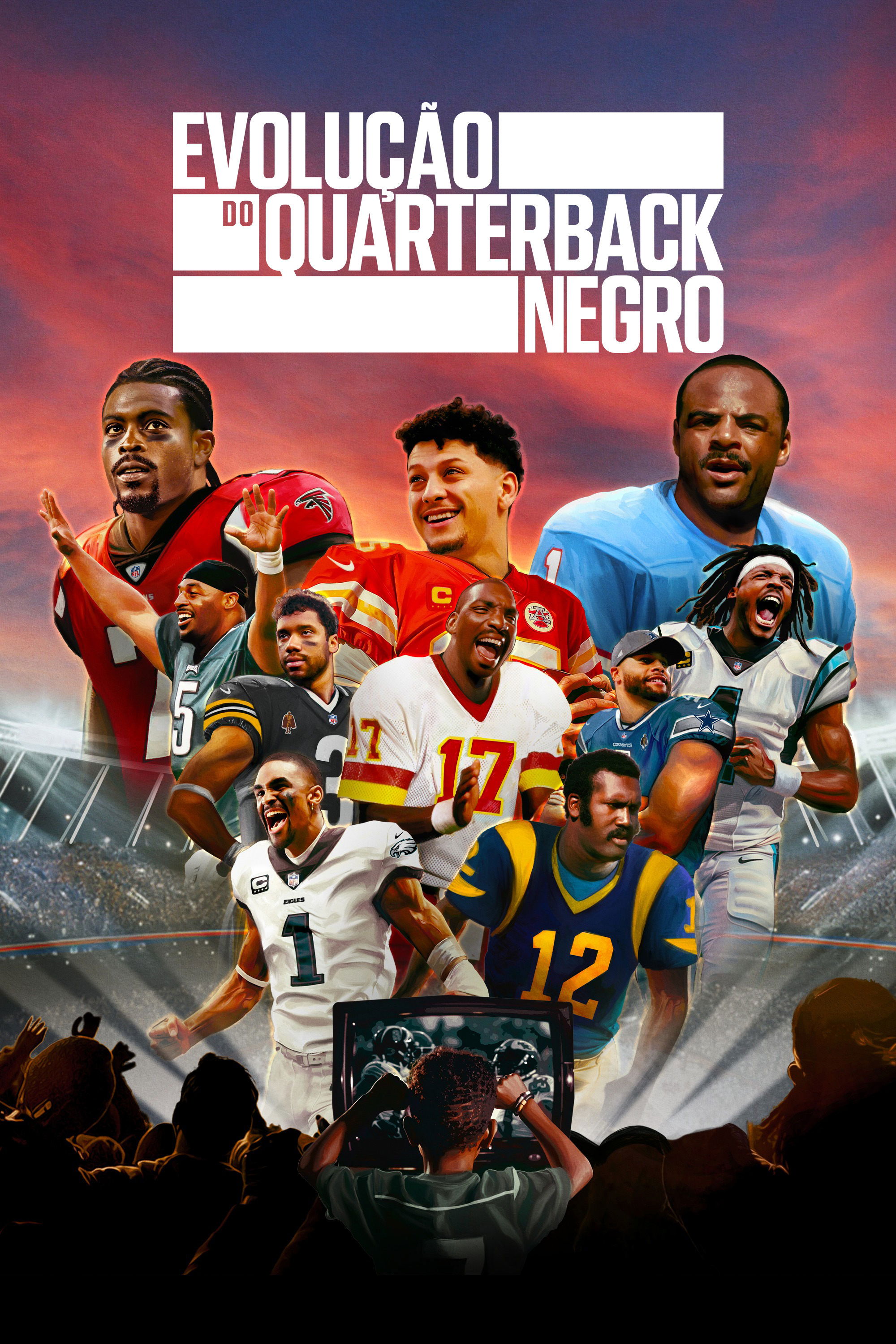Poster de Evolução do Quarterback Negro