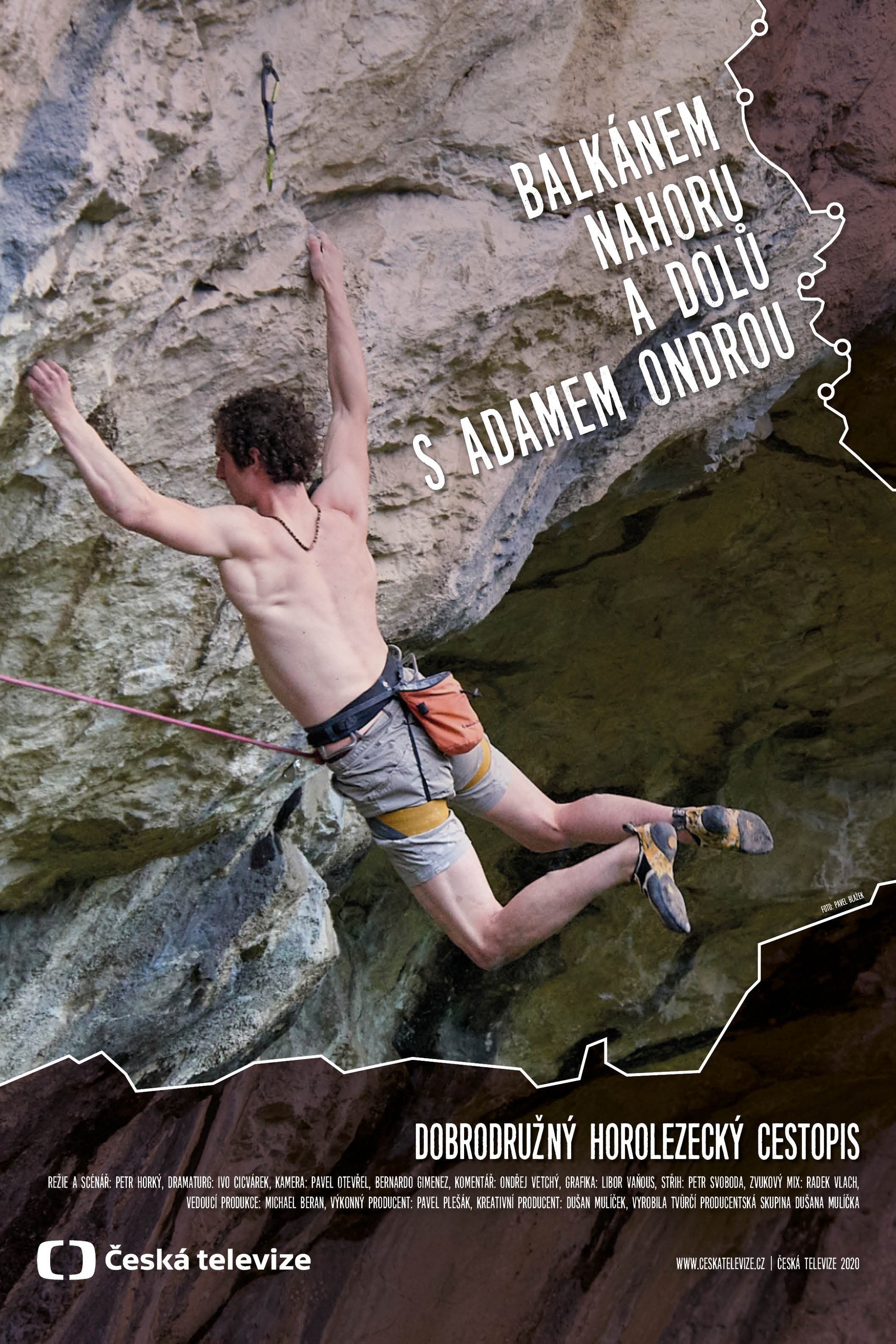 Poster de Balkánem nahoru a dolů s Adamem Ondrou