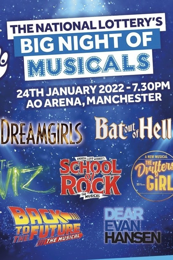 Poster de Big Night of Musicals 2022 by the National Lottery
