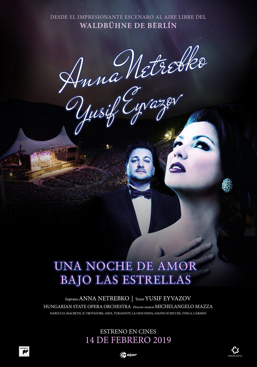 Poster de Anna Netrebko & Yusif Eyvazov at the Waldbühne Berlin