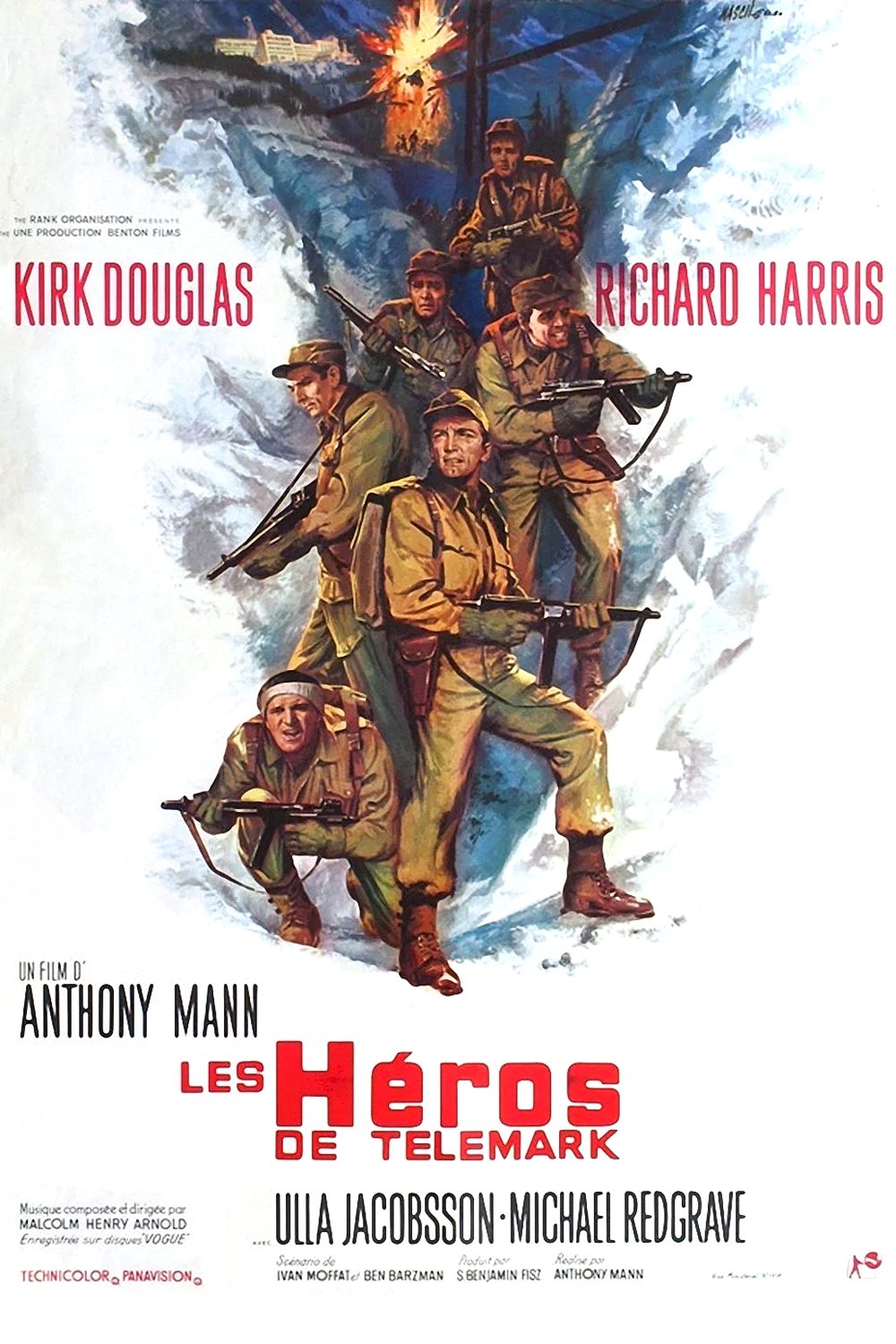 Affiche du film The Heroes of Telemark
