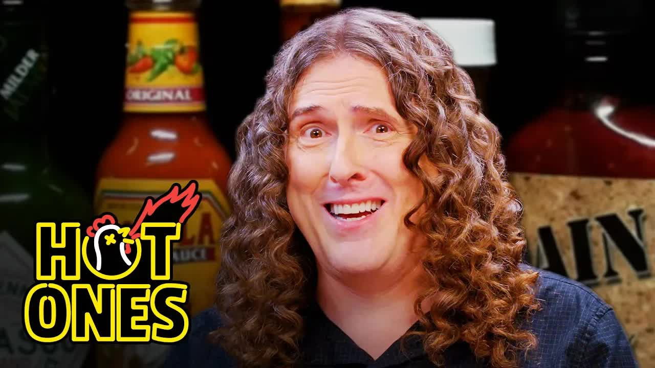 "Weird Al" Yankovic Goes Beyond Insanity While Eating Spicy Wings