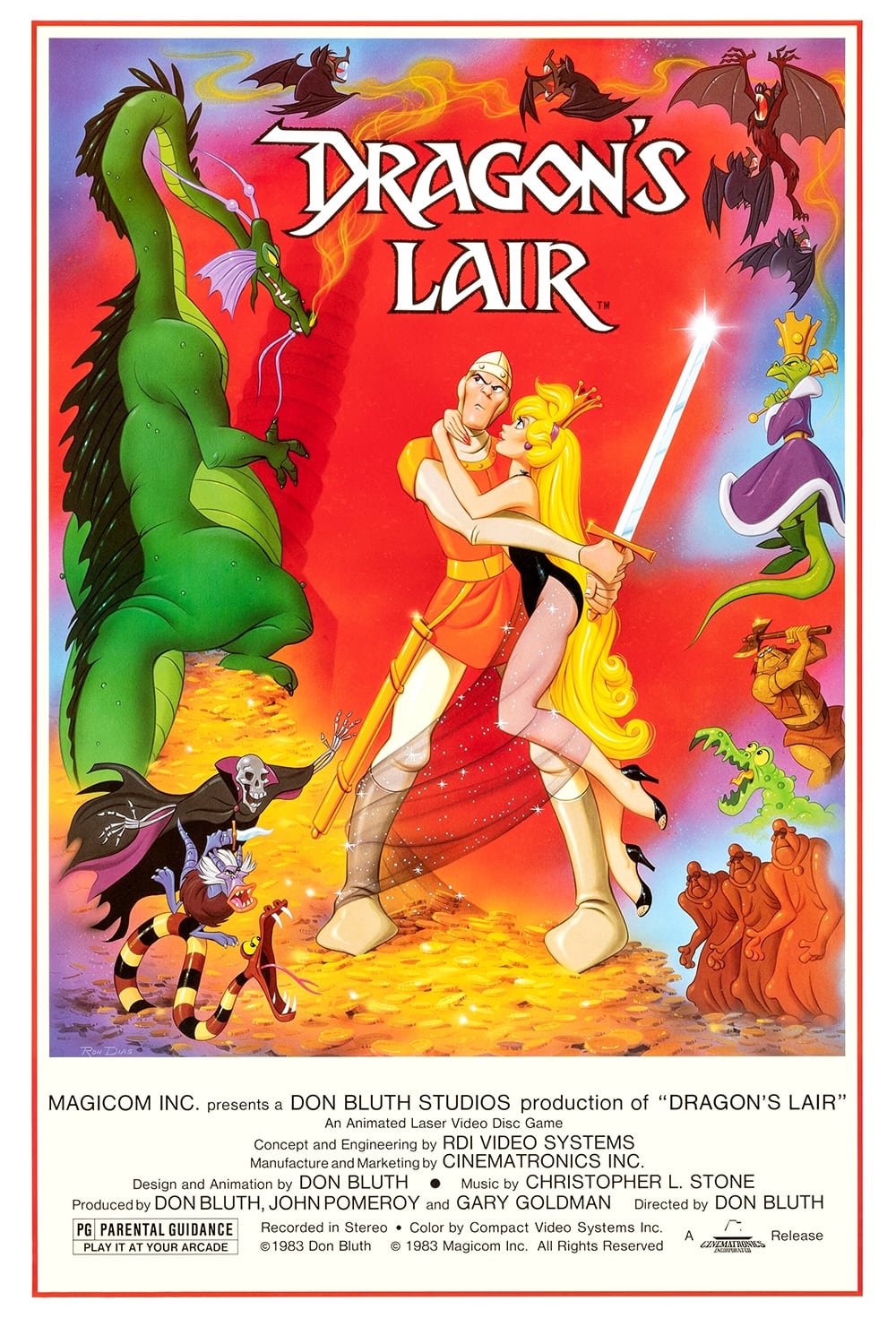 Poster de Dragon's Lair