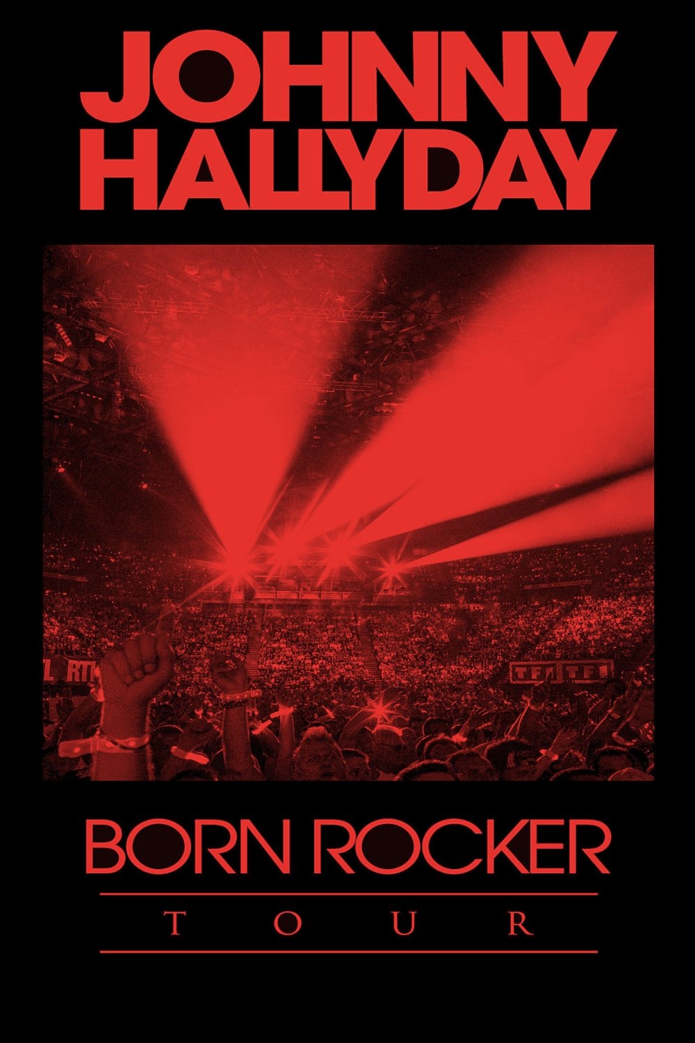 Poster de Johnny Hallyday - Born Rocker Tour