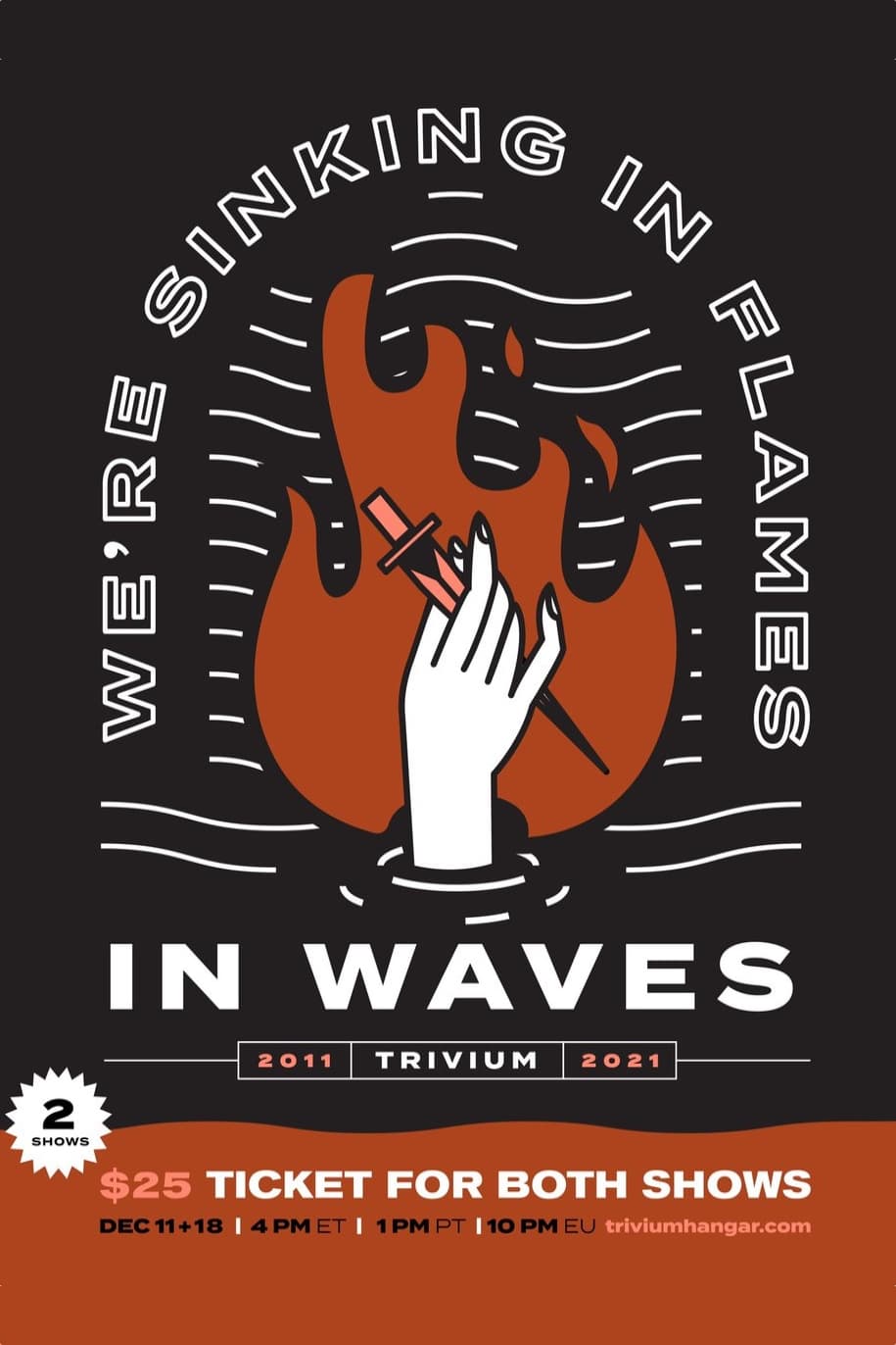 Poster de Trivium – Live From The Hangar: In Waves