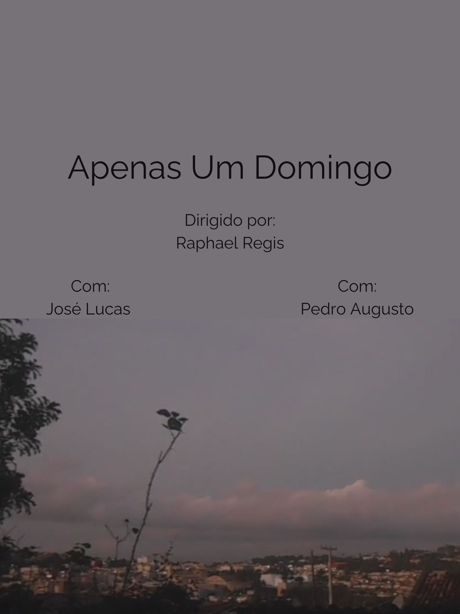 Poster de Apenas Um Domingo
