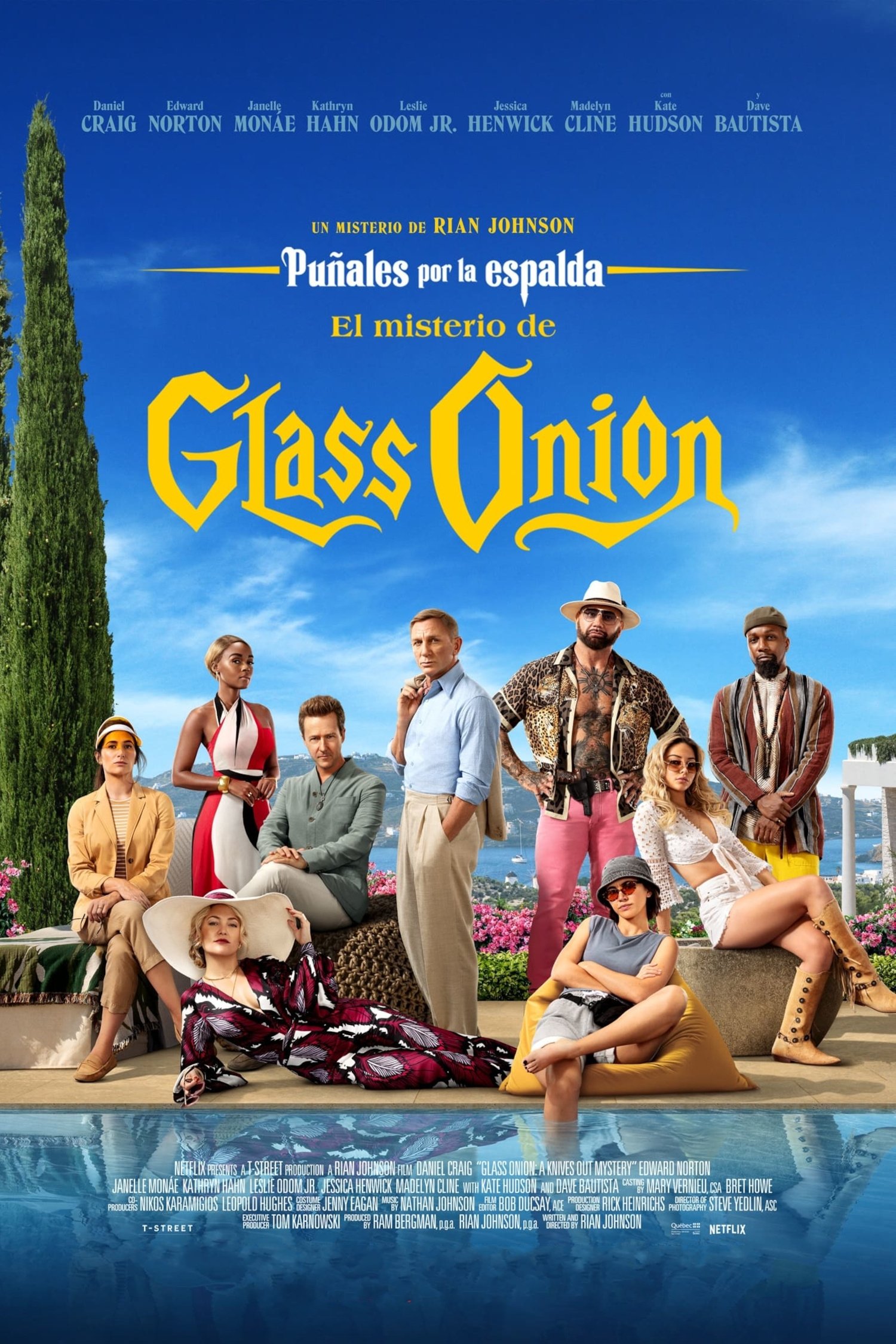 Glass Onion: A Knives Out Mystery poster Glass Onion: A Knives Out Mystery poster