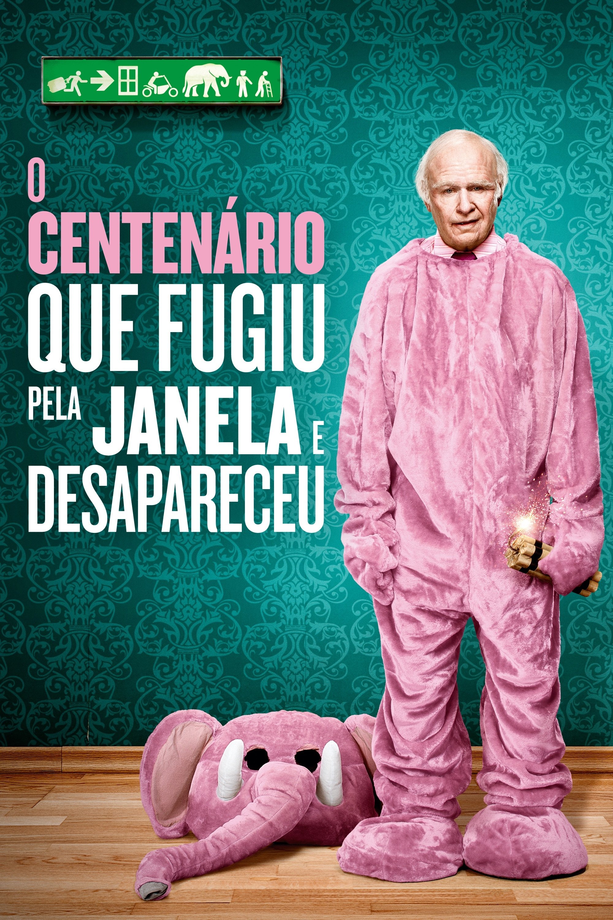 Poster de O Centenário Que Saiu Pela Janela e Desapareceu
